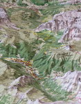 Planisfero 334-Carte in rilievo provincie Italia Sud